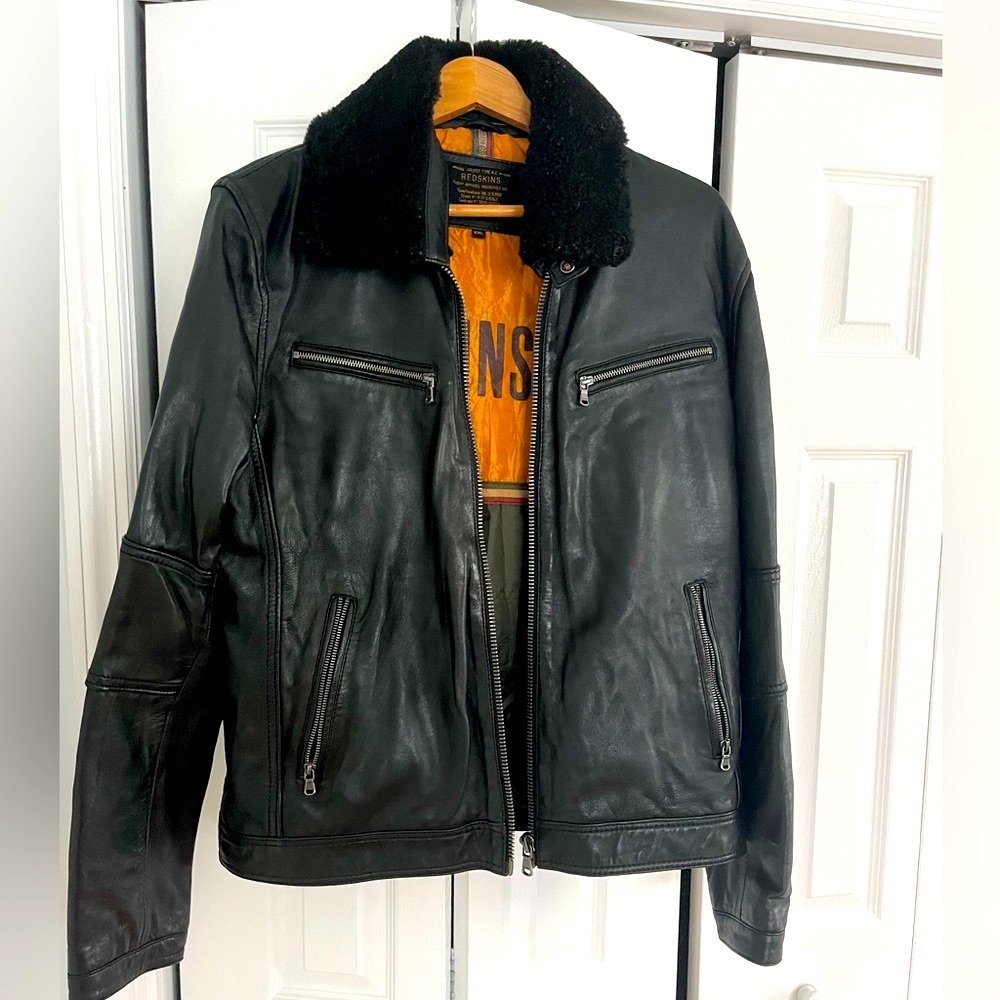 Redskins Aviator Leather Jacket